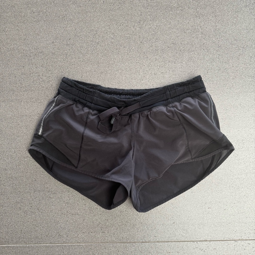 Lululemon Athletica Black Athletic Shorts Lightweight Moisture-Wicking